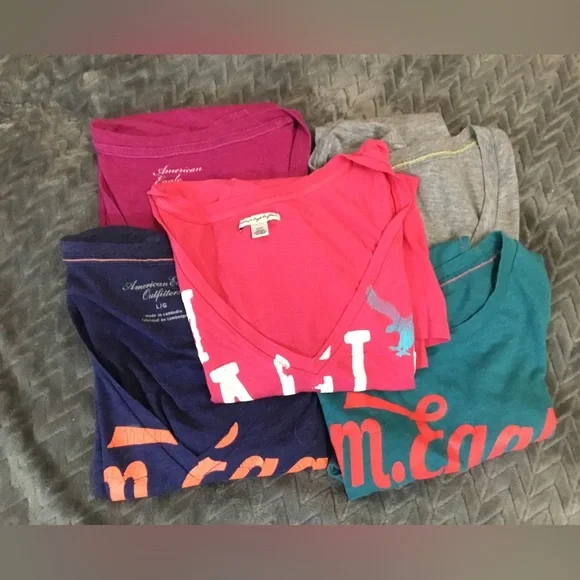 5 Vintage American Eagle Outfitters Short Sleeve Tees - Picture 7 of 7
